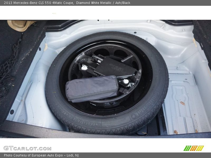 Diamond White Metallic / Ash/Black 2013 Mercedes-Benz CLS 550 4Matic Coupe
