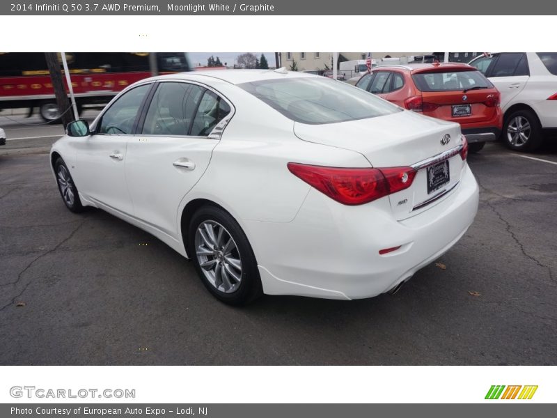 Moonlight White / Graphite 2014 Infiniti Q 50 3.7 AWD Premium