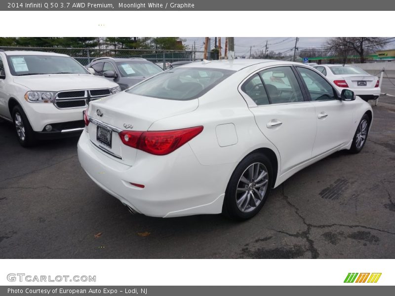 Moonlight White / Graphite 2014 Infiniti Q 50 3.7 AWD Premium