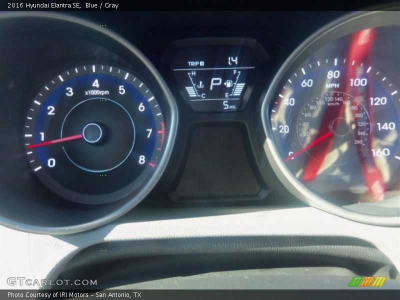 Blue / Gray 2016 Hyundai Elantra SE