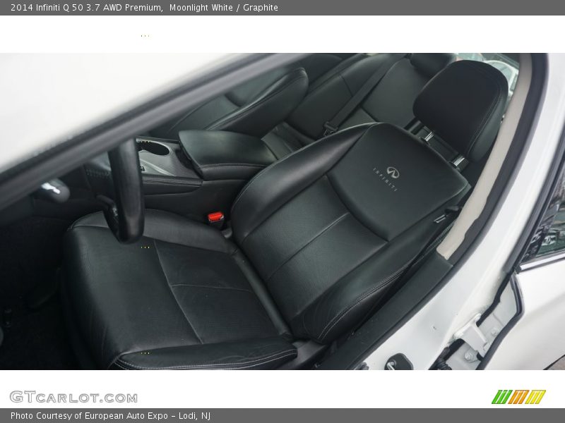 Moonlight White / Graphite 2014 Infiniti Q 50 3.7 AWD Premium
