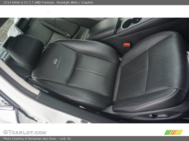 Moonlight White / Graphite 2014 Infiniti Q 50 3.7 AWD Premium