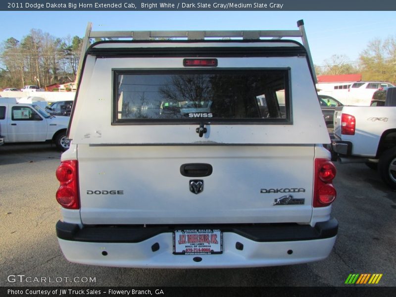 Bright White / Dark Slate Gray/Medium Slate Gray 2011 Dodge Dakota Big Horn Extended Cab