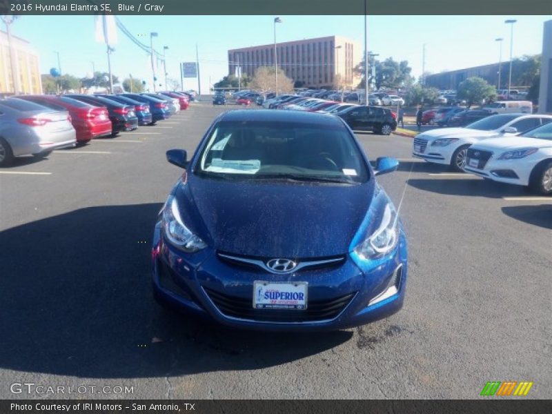 Blue / Gray 2016 Hyundai Elantra SE