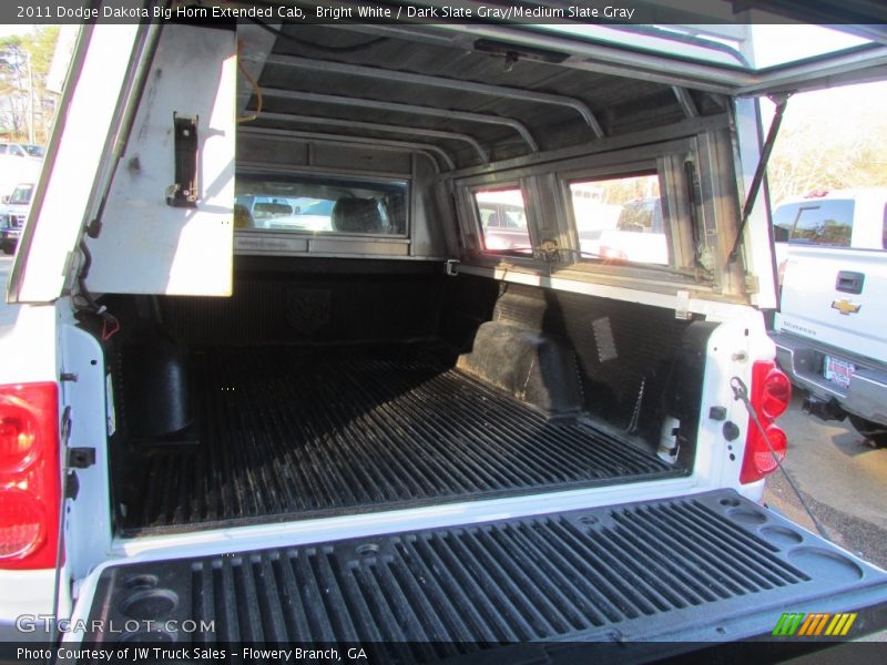 Bright White / Dark Slate Gray/Medium Slate Gray 2011 Dodge Dakota Big Horn Extended Cab