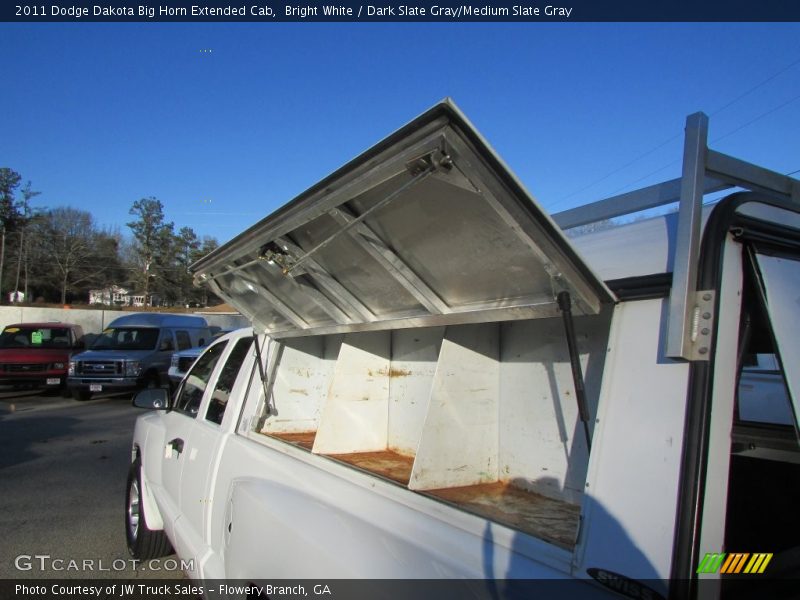 Bright White / Dark Slate Gray/Medium Slate Gray 2011 Dodge Dakota Big Horn Extended Cab