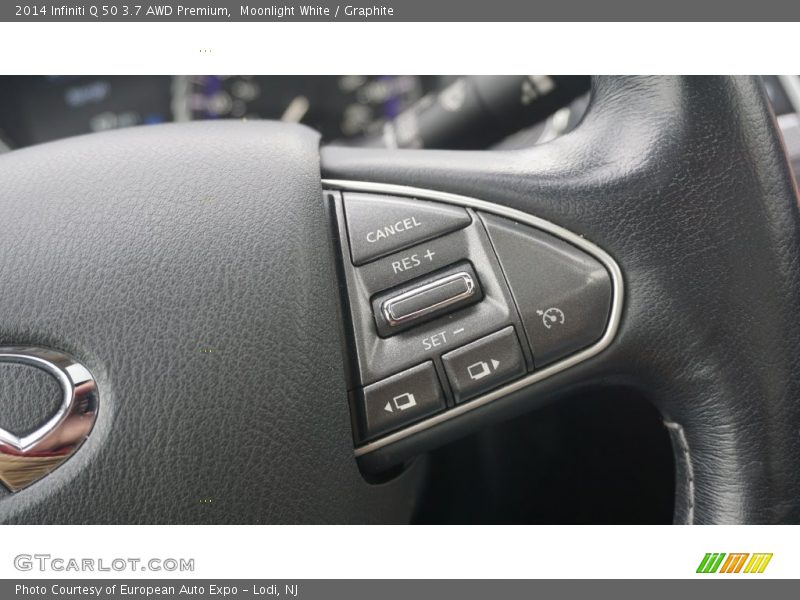 Moonlight White / Graphite 2014 Infiniti Q 50 3.7 AWD Premium