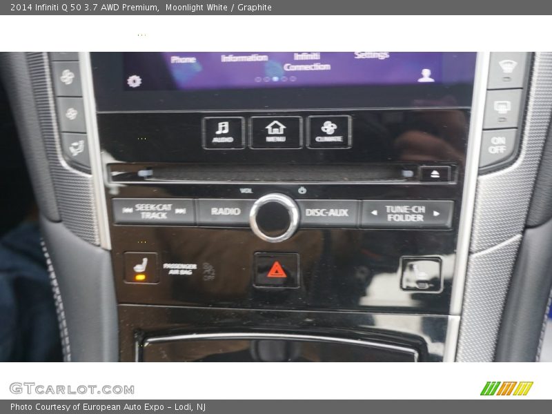 Moonlight White / Graphite 2014 Infiniti Q 50 3.7 AWD Premium