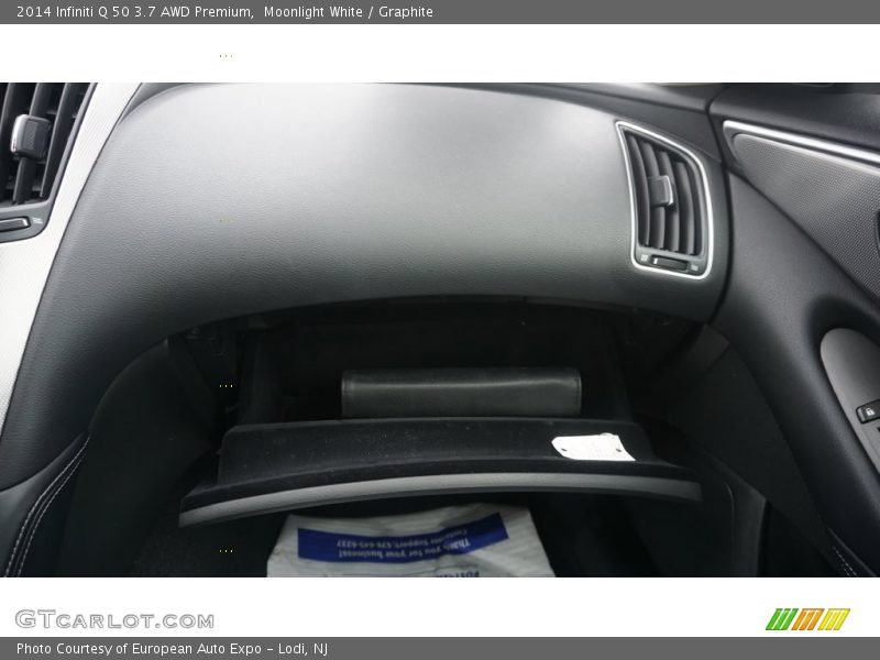 Moonlight White / Graphite 2014 Infiniti Q 50 3.7 AWD Premium