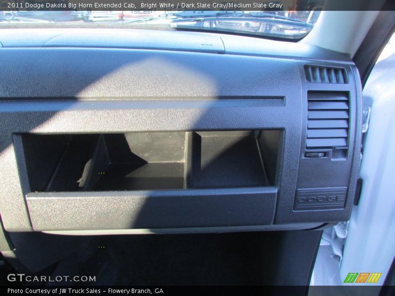 Bright White / Dark Slate Gray/Medium Slate Gray 2011 Dodge Dakota Big Horn Extended Cab