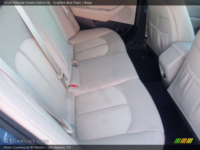 Graphite Blue Pearl / Beige 2016 Hyundai Sonata Hybrid SE