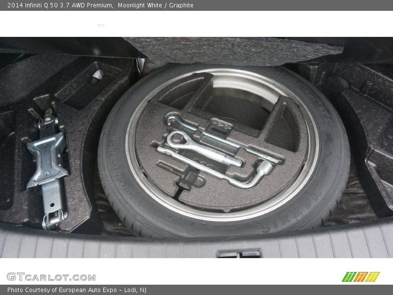 Moonlight White / Graphite 2014 Infiniti Q 50 3.7 AWD Premium