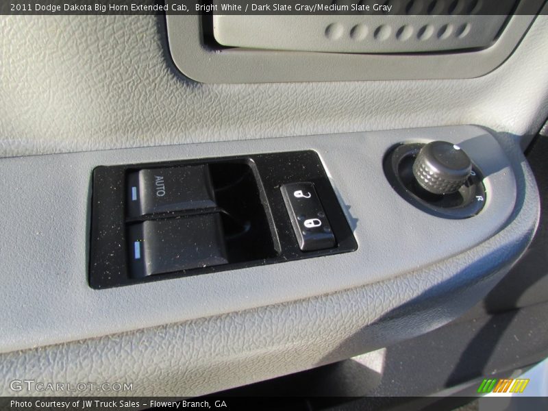 Bright White / Dark Slate Gray/Medium Slate Gray 2011 Dodge Dakota Big Horn Extended Cab