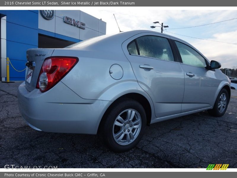 Silver Ice Metallic / Jet Black/Dark Titanium 2016 Chevrolet Sonic LT Sedan