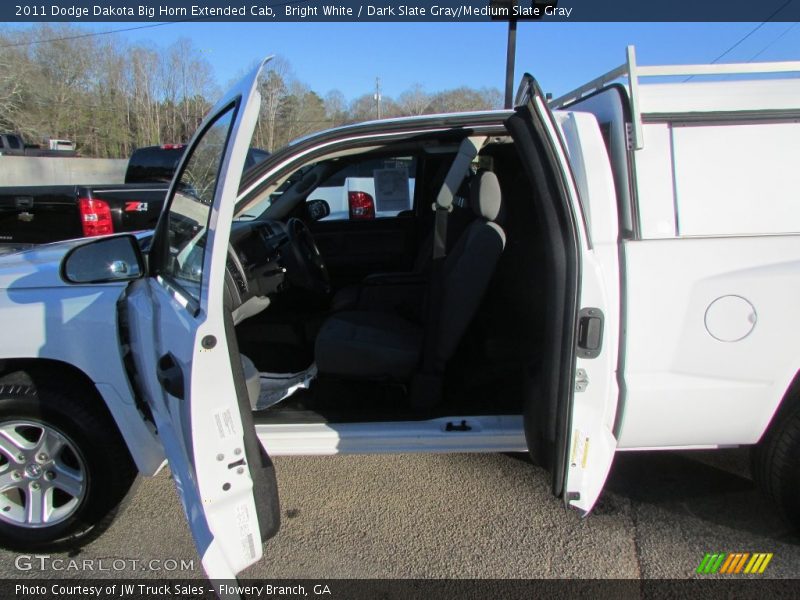 Bright White / Dark Slate Gray/Medium Slate Gray 2011 Dodge Dakota Big Horn Extended Cab