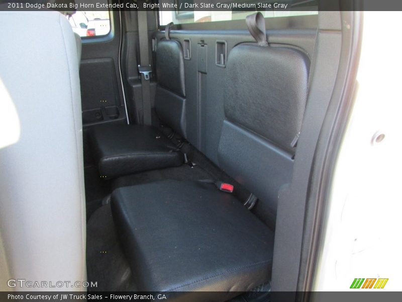Bright White / Dark Slate Gray/Medium Slate Gray 2011 Dodge Dakota Big Horn Extended Cab