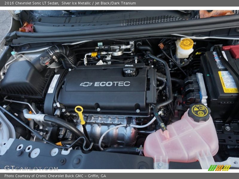 Silver Ice Metallic / Jet Black/Dark Titanium 2016 Chevrolet Sonic LT Sedan