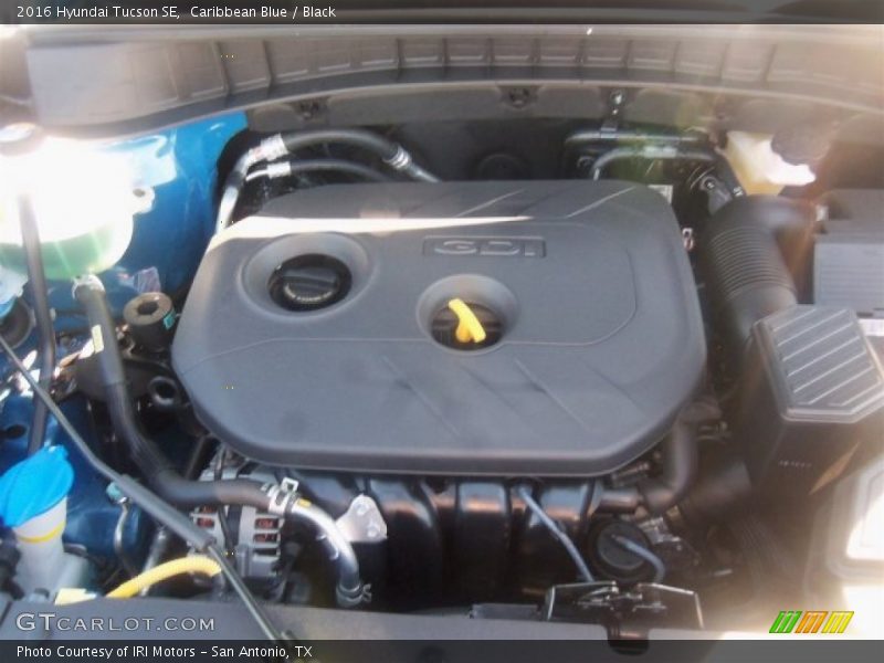 Caribbean Blue / Black 2016 Hyundai Tucson SE