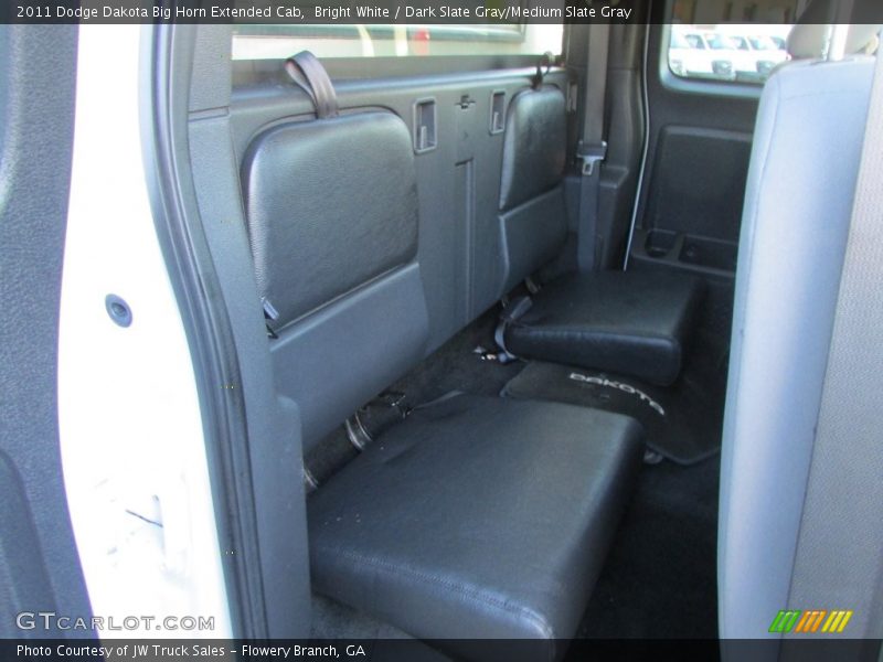 Bright White / Dark Slate Gray/Medium Slate Gray 2011 Dodge Dakota Big Horn Extended Cab