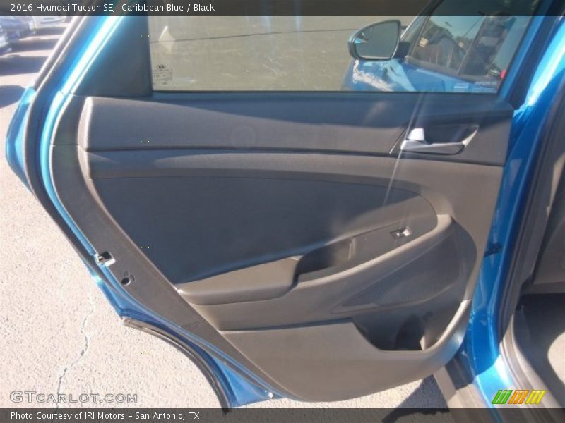Caribbean Blue / Black 2016 Hyundai Tucson SE