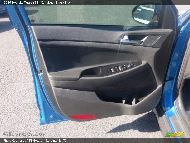 Caribbean Blue / Black 2016 Hyundai Tucson SE