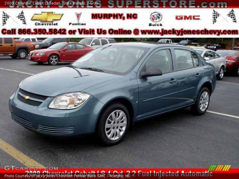 Slate Metallic / Gray 2009 Chevrolet Cobalt LS Sedan