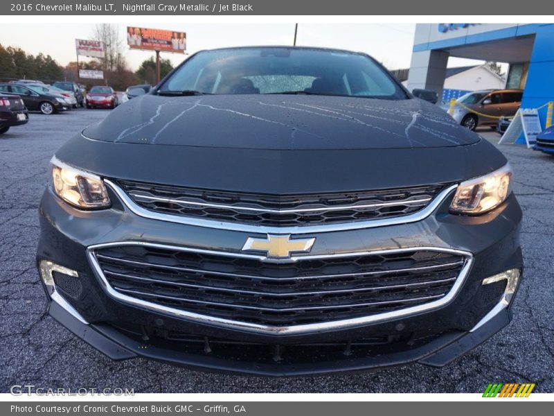 Nightfall Gray Metallic / Jet Black 2016 Chevrolet Malibu LT
