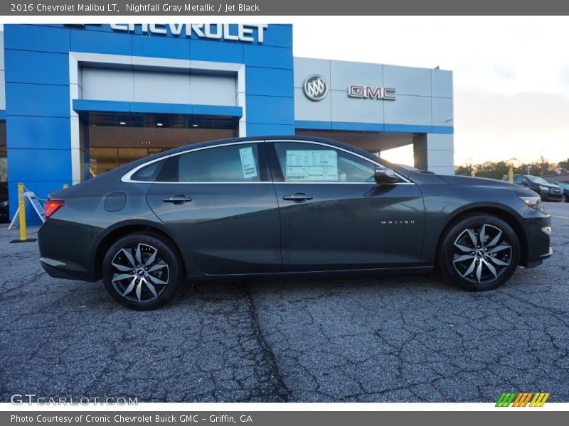 Nightfall Gray Metallic / Jet Black 2016 Chevrolet Malibu LT