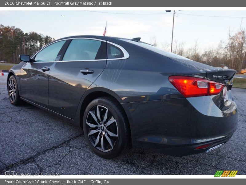Nightfall Gray Metallic / Jet Black 2016 Chevrolet Malibu LT