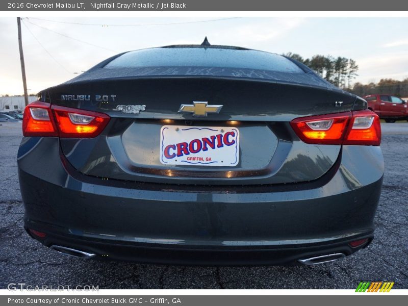 Nightfall Gray Metallic / Jet Black 2016 Chevrolet Malibu LT