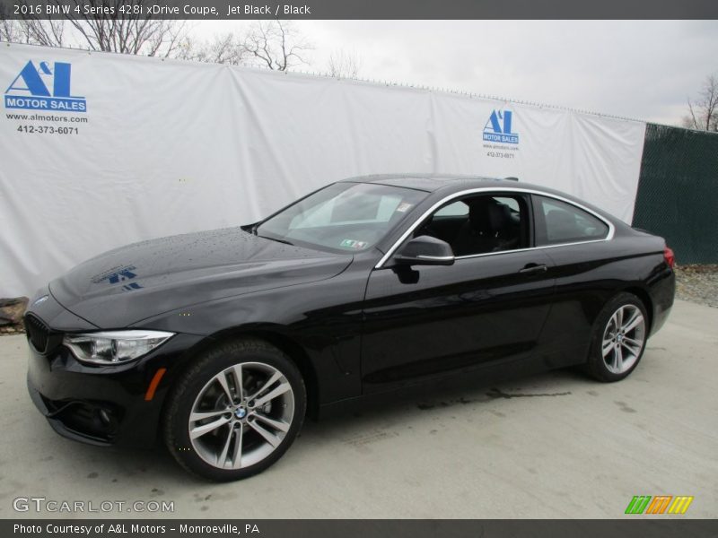 Jet Black / Black 2016 BMW 4 Series 428i xDrive Coupe
