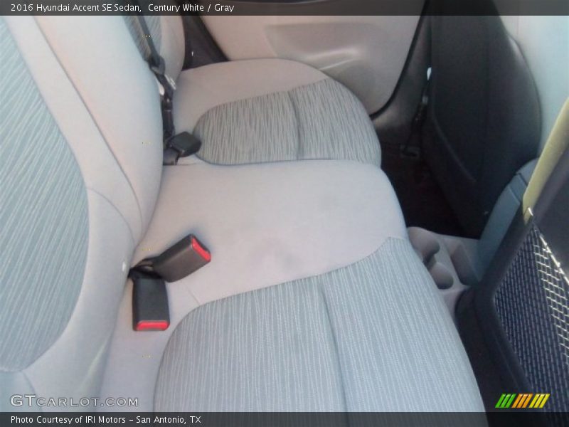 Century White / Gray 2016 Hyundai Accent SE Sedan