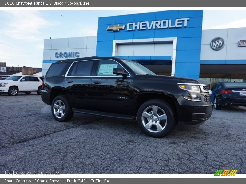 Black / Cocoa/Dune 2016 Chevrolet Tahoe LT
