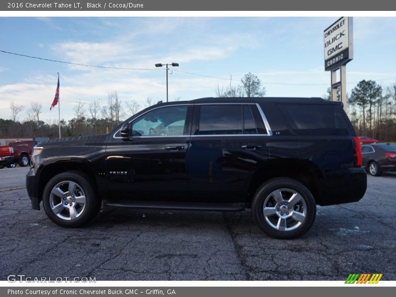 Black / Cocoa/Dune 2016 Chevrolet Tahoe LT