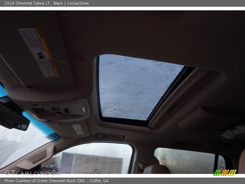 Black / Cocoa/Dune 2016 Chevrolet Tahoe LT