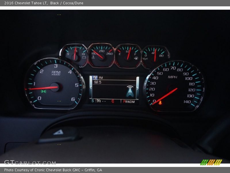 Black / Cocoa/Dune 2016 Chevrolet Tahoe LT