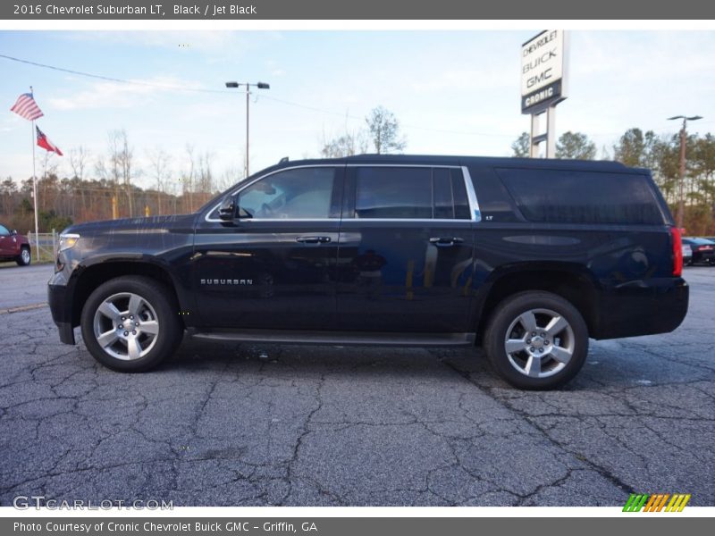 Black / Jet Black 2016 Chevrolet Suburban LT