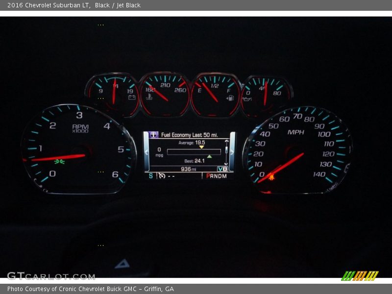  2016 Suburban LT LT Gauges