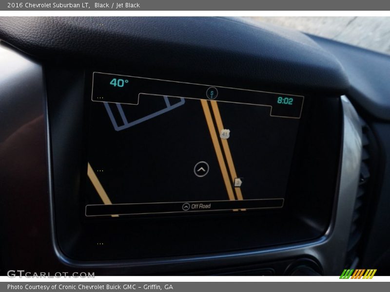 Navigation of 2016 Suburban LT