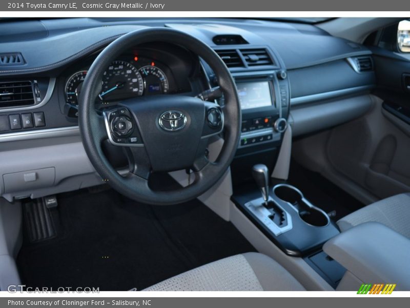 Cosmic Gray Metallic / Ivory 2014 Toyota Camry LE