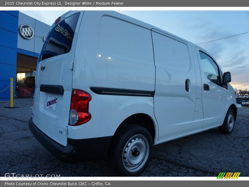 Designer White / Medium Pewter 2015 Chevrolet City Express LS