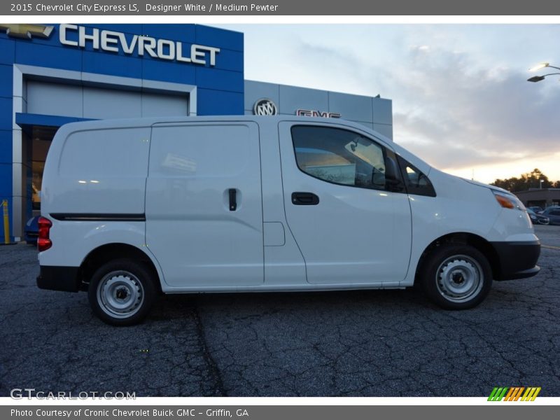 Designer White / Medium Pewter 2015 Chevrolet City Express LS
