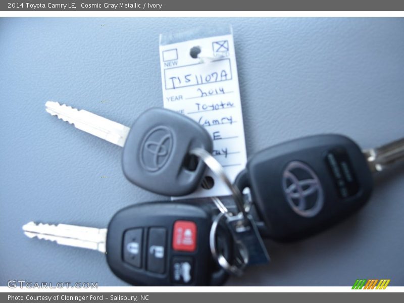 Cosmic Gray Metallic / Ivory 2014 Toyota Camry LE