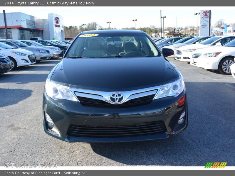 Cosmic Gray Metallic / Ivory 2014 Toyota Camry LE