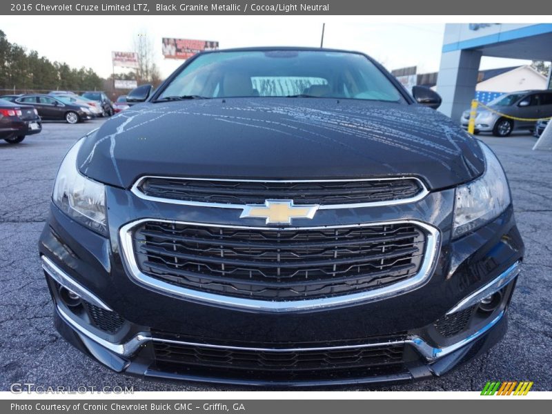 Black Granite Metallic / Cocoa/Light Neutral 2016 Chevrolet Cruze Limited LTZ