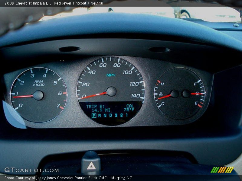 Red Jewel Tintcoat / Neutral 2009 Chevrolet Impala LT