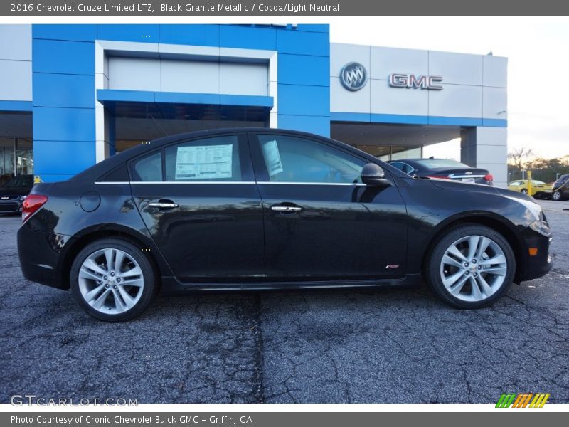 Black Granite Metallic / Cocoa/Light Neutral 2016 Chevrolet Cruze Limited LTZ