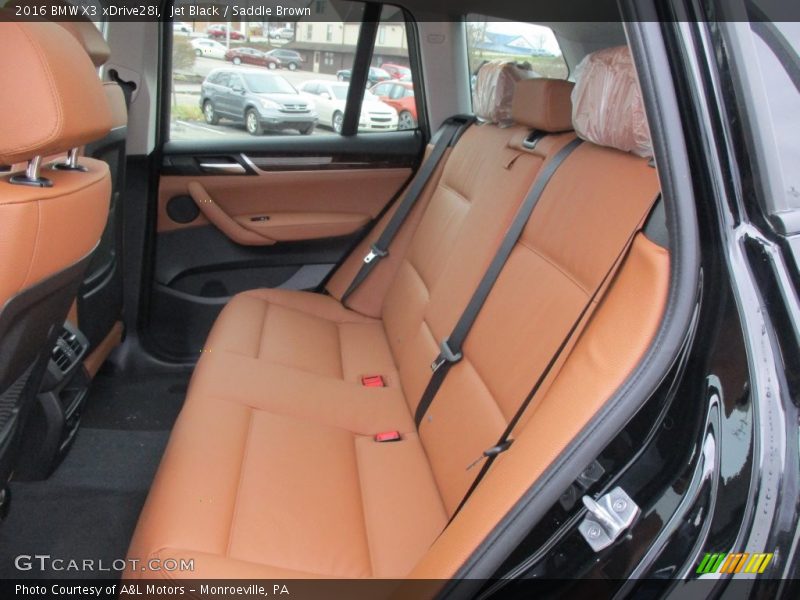 Jet Black / Saddle Brown 2016 BMW X3 xDrive28i