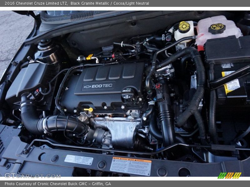 Black Granite Metallic / Cocoa/Light Neutral 2016 Chevrolet Cruze Limited LTZ