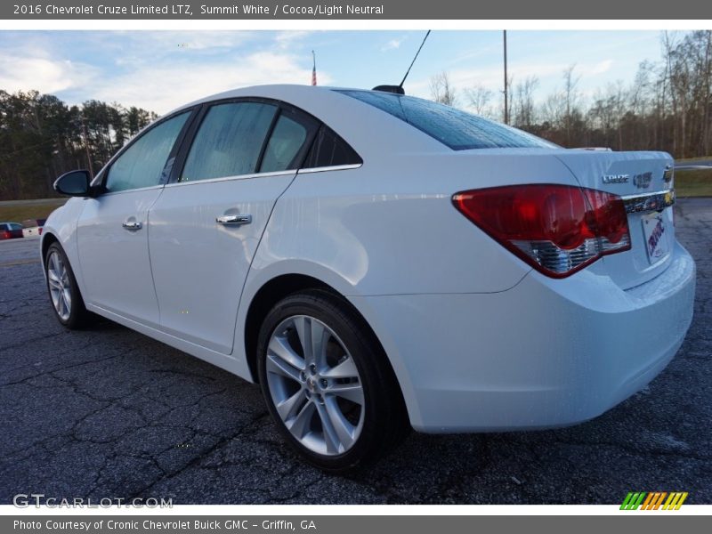 Summit White / Cocoa/Light Neutral 2016 Chevrolet Cruze Limited LTZ